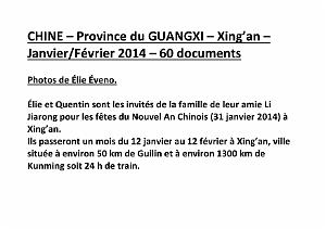 2015 04 QUENTIN  EN CHINE PROVINCE DU GUANGXI-XING'AN